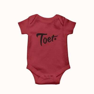 TOET Romper (burgundy)