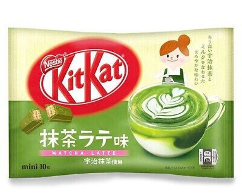 Kit Kat japonais en pack Matcha latte - Matcha latte, 116G