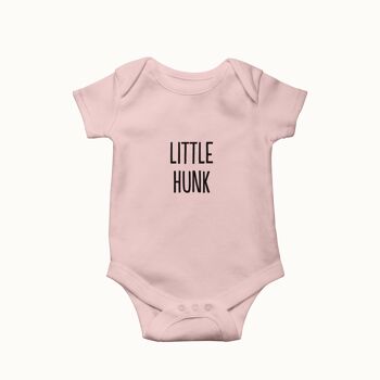 Barboteuse Little Hunk (rose tendre) 1