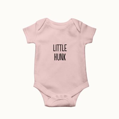 Little Hunk Romper (soft pink)