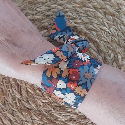 Bracelet tissu montre bracelet foulard femme Liberty Thorpe automne