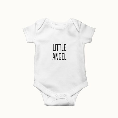 Little Angel Romper (alpine white)