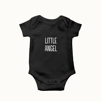 Little Angel Romper (negro azabache)