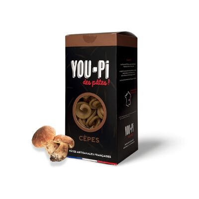 French artisanal pasta with porcini mushrooms - Trottole - 380g