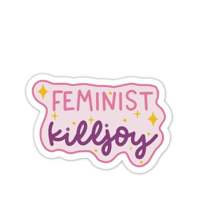 Autocollant en vinyle killjoy féministe