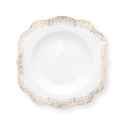 PIP - Assiette creuse Royal Winter White - 23,5cm