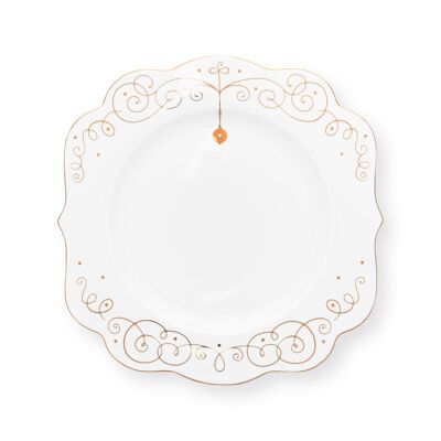 PIP - Assiette plate Royal Winter White - 28cm
