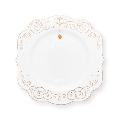 Piatto piano Royal Winter White - 28 cm - PIP STUDIO