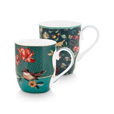 PIP - Set of 2 Winter Wonderland small mugs - 145ml