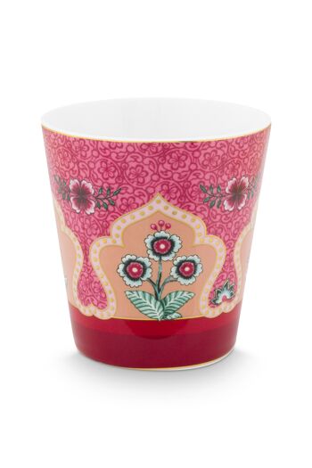 PIP - Coffret Cadeau 4 Mugs sans anses Oriental Flower Festival Rose - 230ml 4