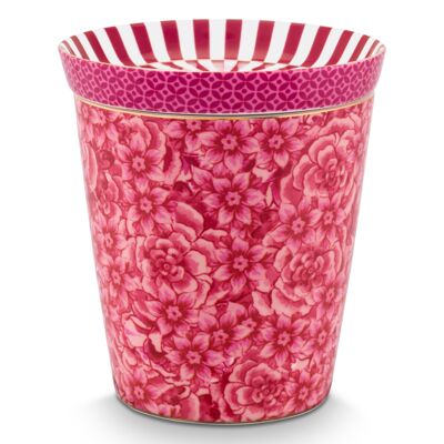 PIP - Set Mugs & Match - Petit mug sans anse Royal Flower & Repose sachet Rose
