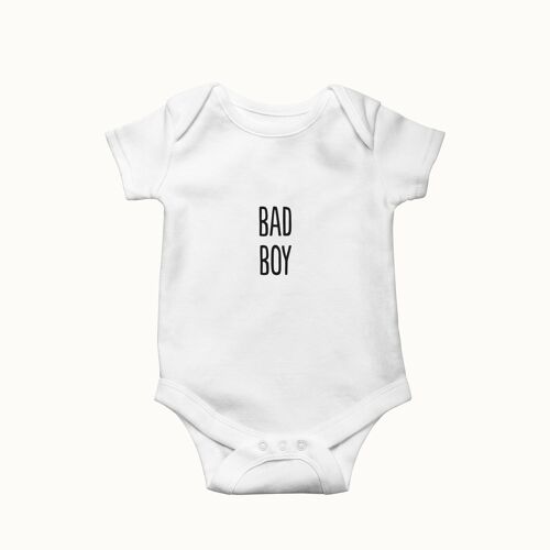 Bad Boy romper (alpine white)