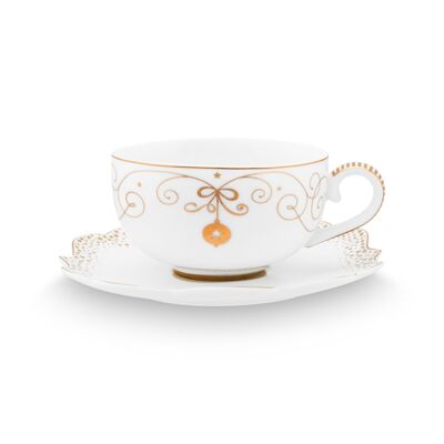 PIP - Royal Winter White coffee cup pair - 125ml