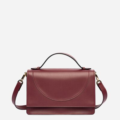 Lily, burgundy - Apple Leather