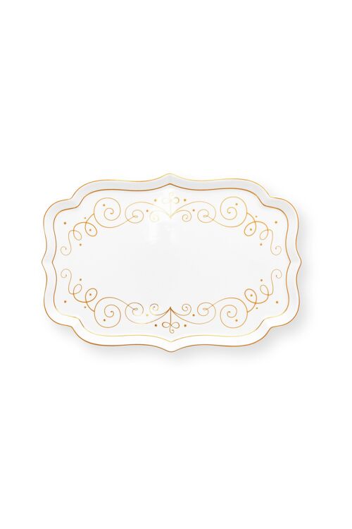 PIP - Plat de présentation Royal Winter White - 26cm