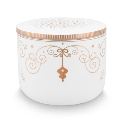 PIP - Candle Box Royal Winter White - 11,7x9,6cm