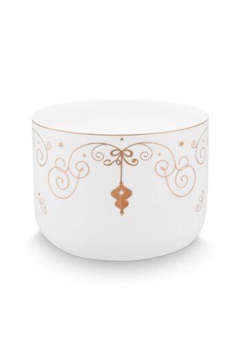 PIP - Candle Box Royal Winter White - 11,7x9,6cm 4