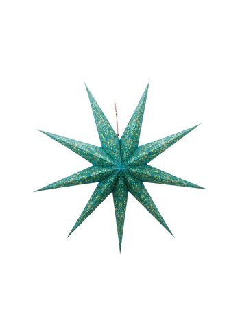 PIP - Suspension étoile en carton - Motifs - Vert - 110cm 1