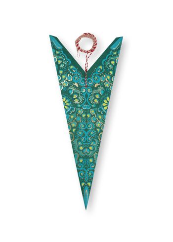 PIP - Suspension étoile en carton - Motifs - Vert - 110cm 4