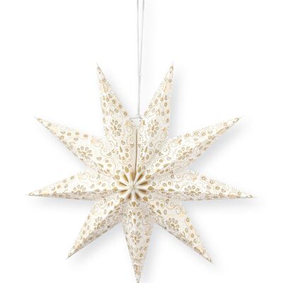 PIP - Cardboard star pendant lamp - Gold - 60cm