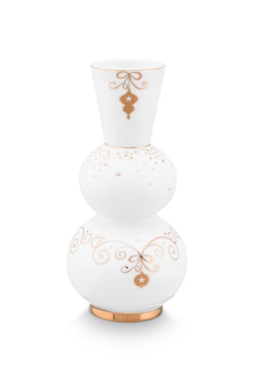 PIP - Vase rond Royal Winter White - 15cm