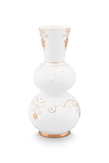 PIP - Vase rond Royal Winter White - 15cm 2