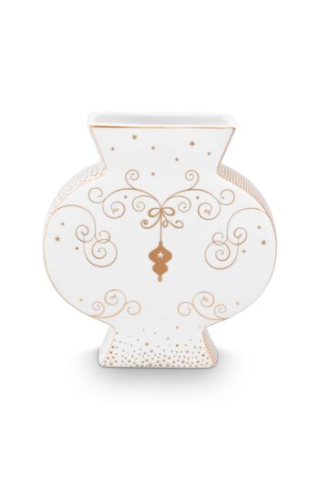 PIP - Vase plat Royal Winter White - 16,5cm 1