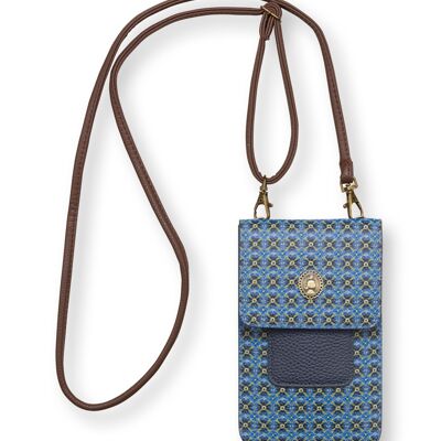 PIP - Phone Bag Clover Blue 11x18x1cm