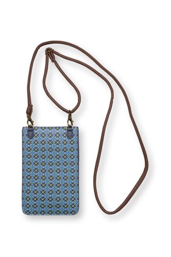PIP - Phone Bag Clover Blue 11x18x1cm 2