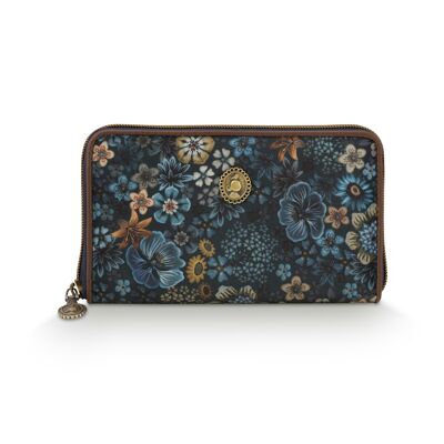 PIP - Cartera Tutti i Fiori Azul 18x11x3cm