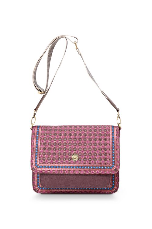 PIP - Cross Body Flap Clover Pink 25x7x20cm