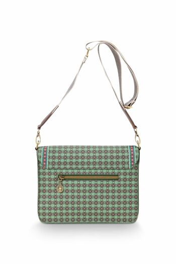 PIP - Cross Body Flap Clover Green 25x7x20cm 2