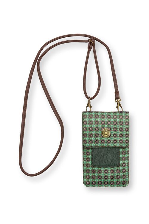 PIP - Phone Bag Clover Green 11x18x1cm