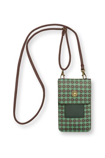 PIP - Phone Bag Clover Green 11x18x1cm 1