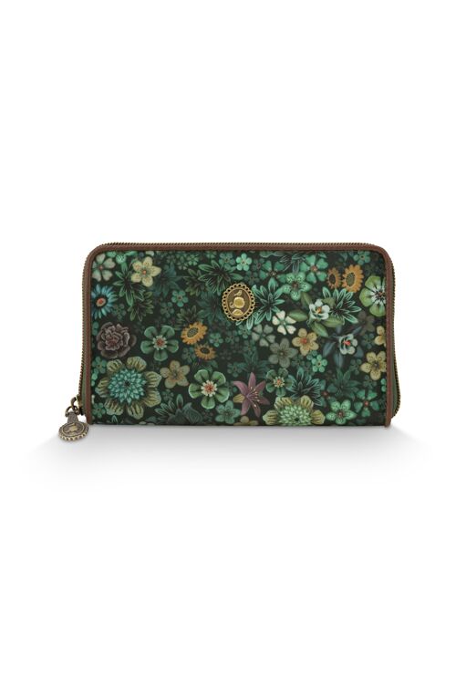 PIP - Wallet Tutti i Fiori Green 18x11x3cm