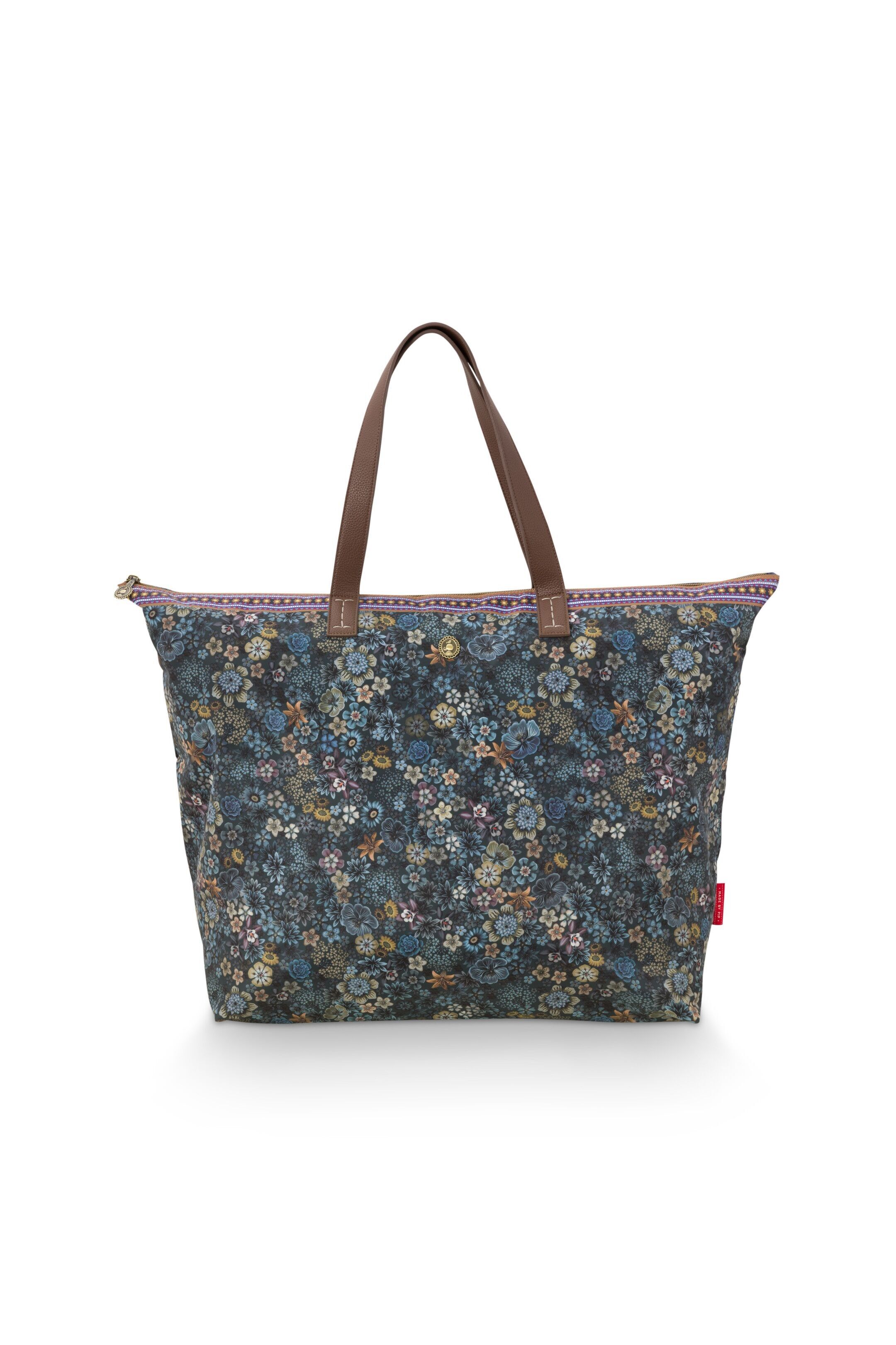 Borsa tote Tutti i Fiori Blu 66x20x44cm - PIP STUDIO