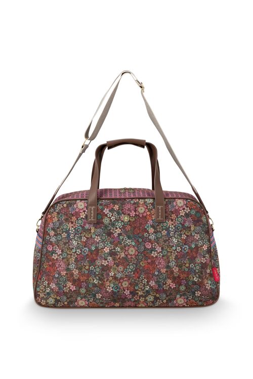 PIP - Weekend Bag Medium Tutti i Fiori Pink 57x22x37cm