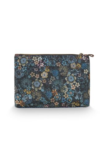 PIP - Cosmetic Bag Combi Tutti i Fiori Blue 26x18x7.5cm/22x13x1cm 2