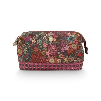 PIP - Cosmetic Purse Medium Tutti i Fiori Pink 22.5x9.5x15cm