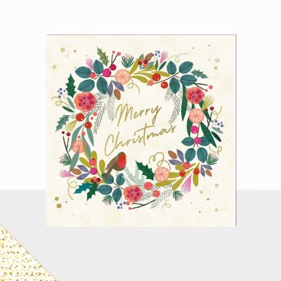 Wonderland - Luxury Christmas Card - Merry Christmas - Garland