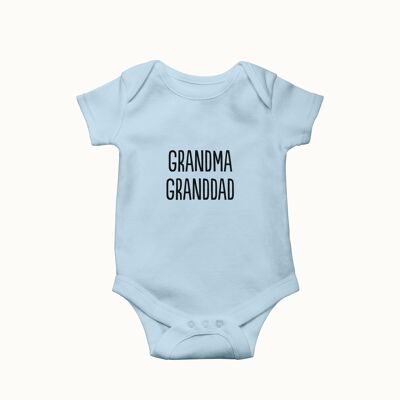 Grandma Granddad romper (sky blue)