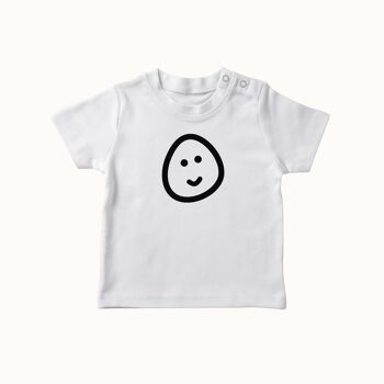 T-shirt TOET Egg (blanc alpin) 1