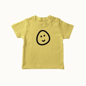 T-shirt TOET Egg (jaune oker) 1