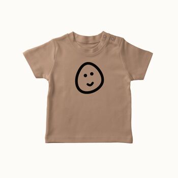 T-shirt oeuf TOET (mokka) 1