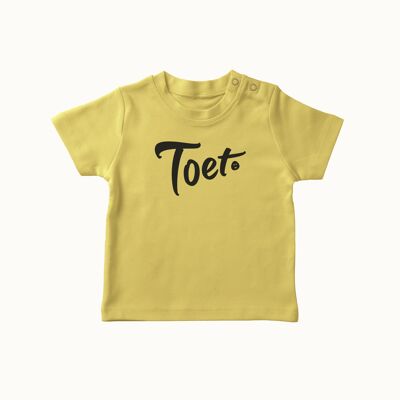 Camiseta TOET (amarillo oker)