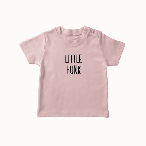 Little Hunk t-shirt (soft pink)