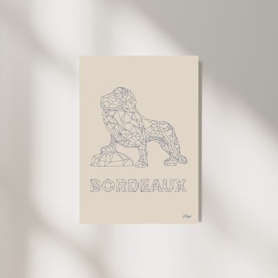 Poster "le lion de Bordeaux" - Affiche France
