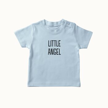 T-shirt Petit Ange (bleu ciel) 1
