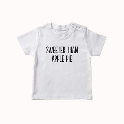 Sweeter than apple pie t-shirt (alpine white)