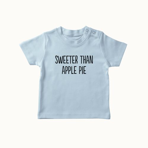 Sweeter than apple pie t-shirt (sky blue)
